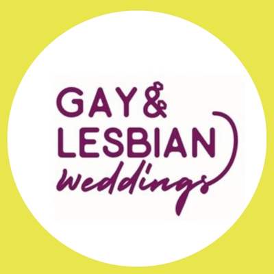 gay and lesbian weddings badge